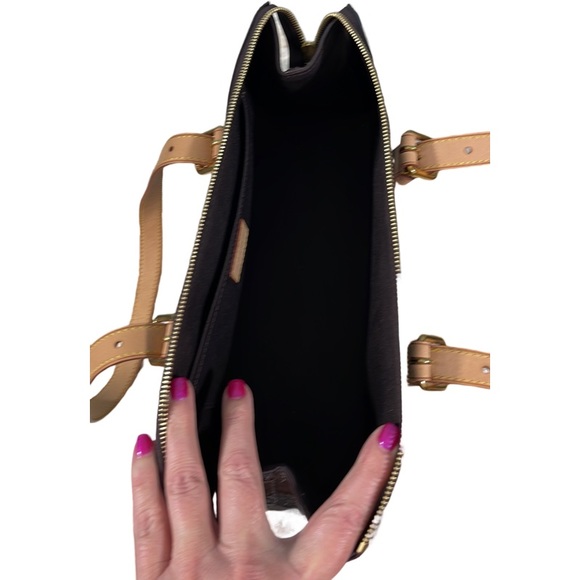 Louis Vuitton Amarante Vernis Patent Rosewood Shoulder Bag Satchel Burgundy - Picture 8 of 12